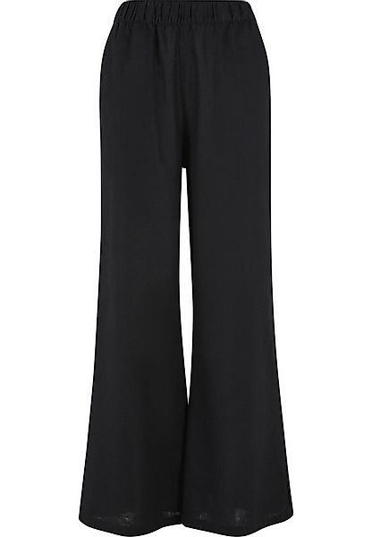 URBAN CLASSICS Stoffhose Urban Classics Damen Ladies Linen Mixed Wide Pants günstig online kaufen