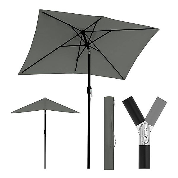 Woltu Sonnenschirm, UV-Schutz, UPF 50+, Neigungsverstellbar, günstig online kaufen