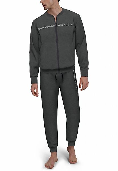 bugatti Loungeanzug "Bologna", (2 tlg.), Reißverschluß, Logodruck günstig online kaufen