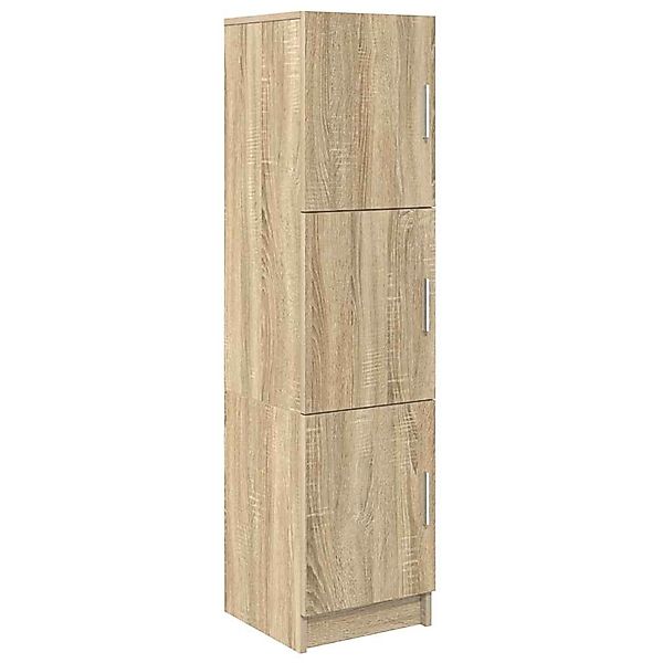 vidaXL Highboard Sonoma Eiche 31,5 x 32 x 124 cm Holzwerkstoff 869348 günstig online kaufen