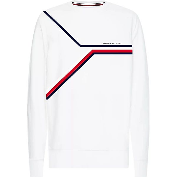 Tommy Hilfiger Split Corp Stripe Sweatshirt S White günstig online kaufen