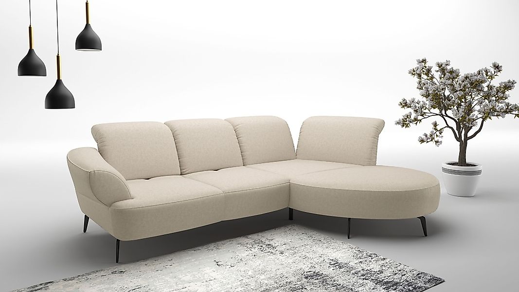 sit&more Ecksofa "Dance", inkl.System Click&Seat und Sitztiefenverstellung günstig online kaufen