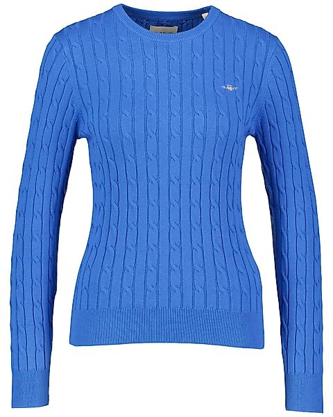 Gant Strickpullover Damen Pullover mit Zopfmuster günstig online kaufen