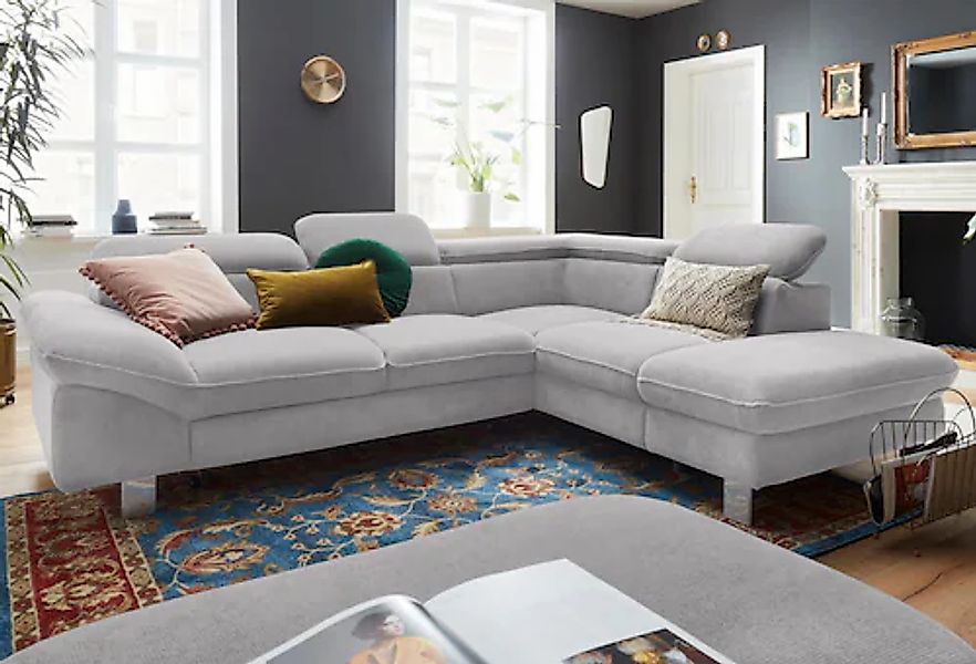 COTTA Ecksofa »Driver L-Form« mit Kopfteilverstellung, wahlweise mit Bettfu günstig online kaufen