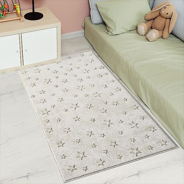 Carpet City Kinderteppich "MARA725" rechteckig 11 mm Höhe Kinderzimmer, Kur günstig online kaufen