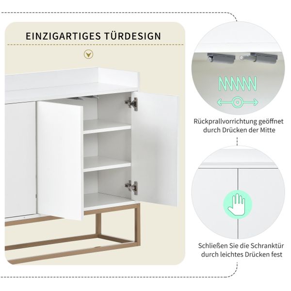 Merax Sideboard mit verstellbaren Einlegeböden und günstig online kaufen