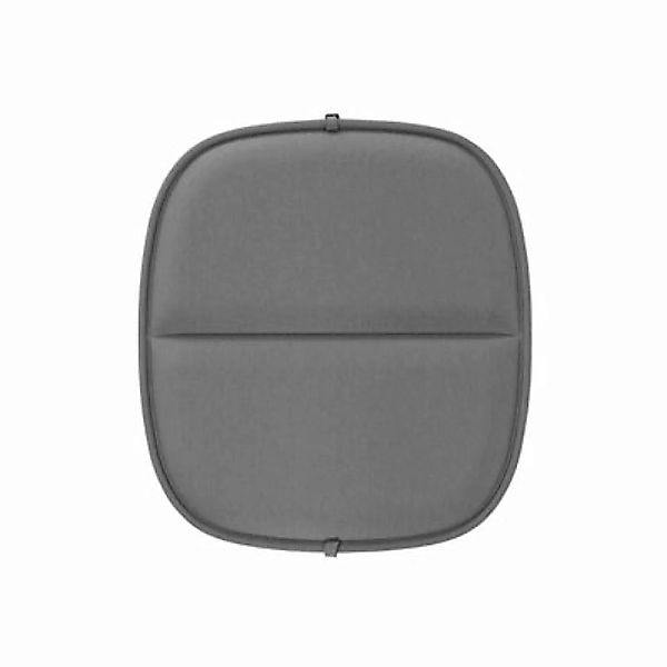 Sitzkissen  textil grau schwarz / Für HiRay Loungesessel - Recycelt - Karte günstig online kaufen
