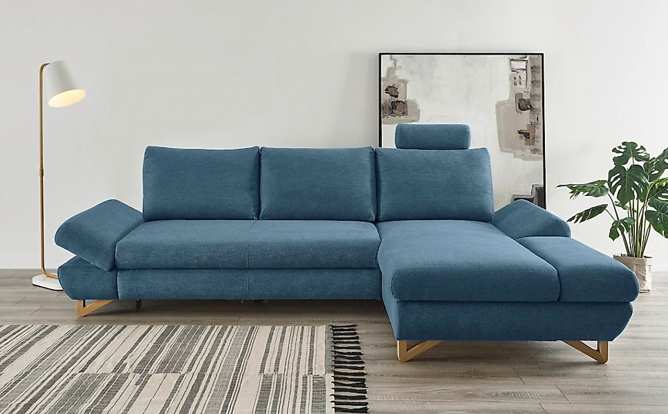 Home affaire Schlafsofa "City/Giron" komfortable Bettfunktion (Liegefläche günstig online kaufen