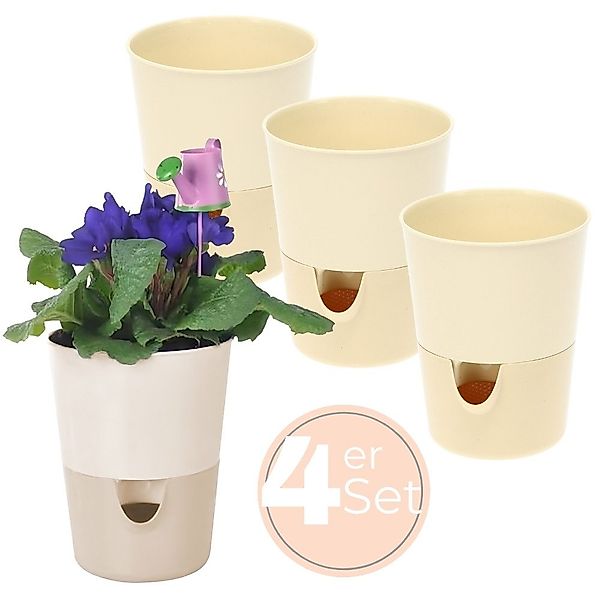 GarPet Kräutertopf 4x Kräutertopf Selbstbewässernd Topf günstig online kaufen