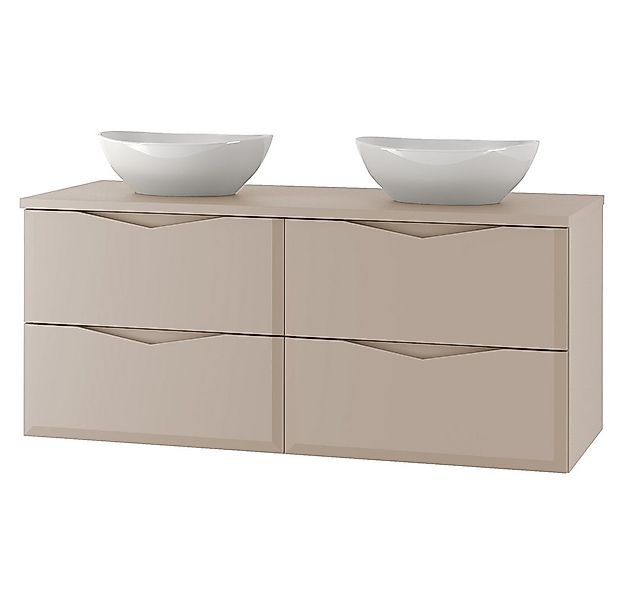 Lomadox Waschbeckenschrank DORIDA-140 Waschtischunterschrank Badezimmerschr günstig online kaufen