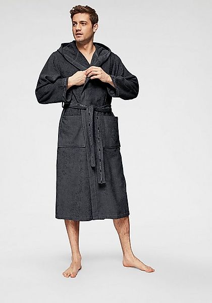 Bruno Banani Herrenbademantel Danny, Normallänge & Überlänge, auch in extra günstig online kaufen