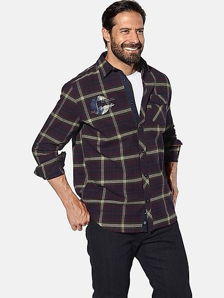 Jan Vanderstorm Langarmhemd OLSGREN mit Karomuster günstig online kaufen