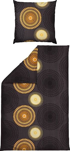 REDBEST Bettwäsche Bettwäsche, Biber, Kreise günstig online kaufen