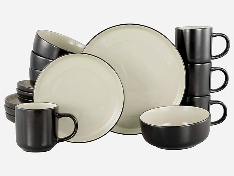 my home Kombiservice »modernes Geschirr-Set, Service Östra Greda«, (Set, 16 günstig online kaufen