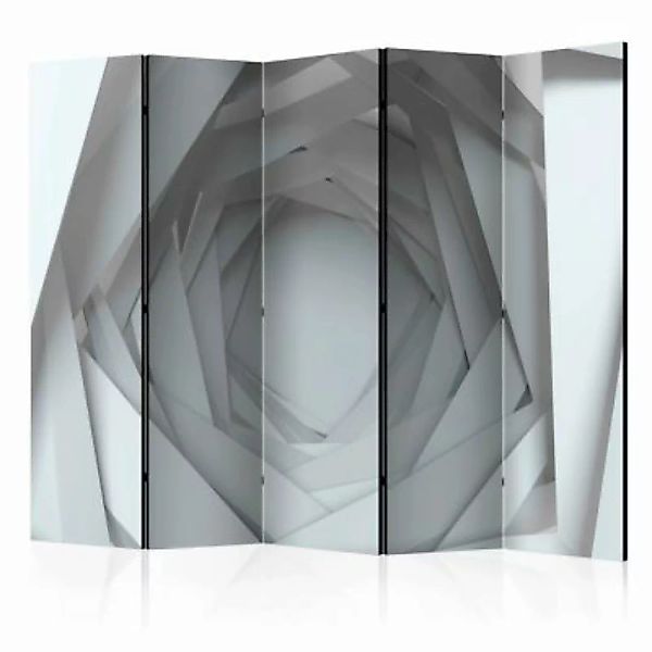 artgeist Paravent Geometrical Abyss II [Room Dividers] weiß/grau Gr. 225 x günstig online kaufen