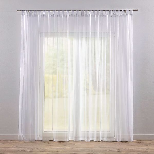 Gardine mit Schlaufen, weiss, Voile (900-00) günstig online kaufen