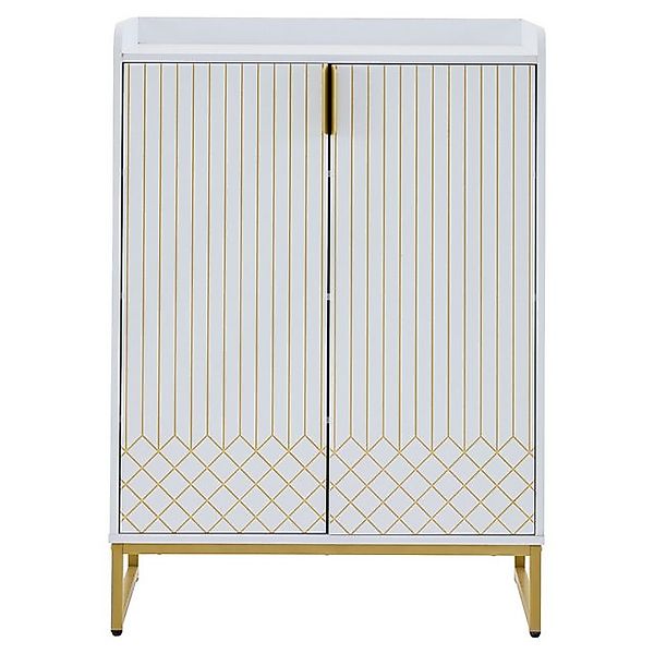 MC Star Schuhschrank mit goldenen Metallbeinen, Aufbewahrungsschrank mit go günstig online kaufen