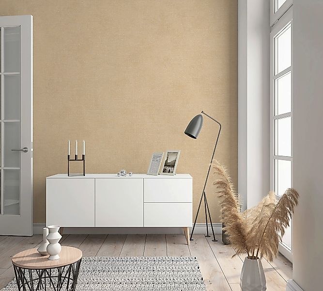 Marburg Vliestapete Shades Uni Beige-Creme FSC® günstig online kaufen