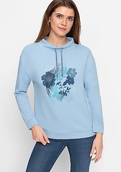 Olsen Sweatshirt (1-tlg) mit Ziersteinen verzierter günstig online kaufen