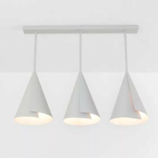 Design Deckenlampe Grau 3 flmg günstig online kaufen