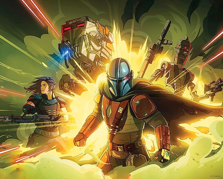 Komar Bild "Mandalorian Fireteam", Disney-Star Wars, (1 St.), Wandbild zur günstig online kaufen