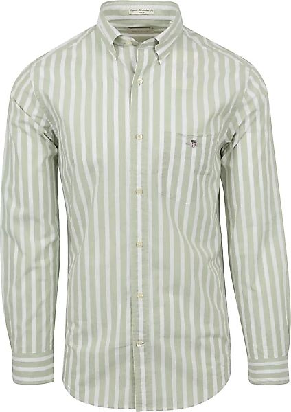 Gant College Hemd Stripe Hellgrün - Größe XL günstig online kaufen