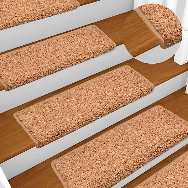 Vidaxl Stufenmatten 10 Stk. 65x25 Cm Braun günstig online kaufen