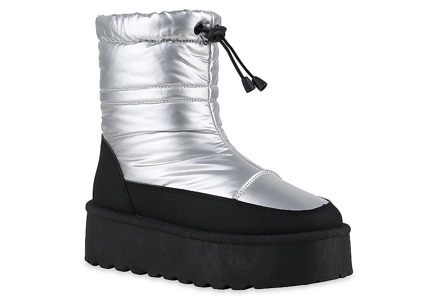 VAN HILL 841496 Winterstiefelette Damen Warm Gefütterte Winter Boots Stiefe günstig online kaufen