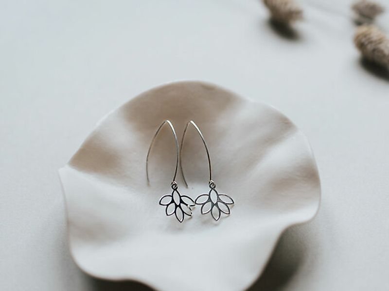 Ohrhänger 'Blütenblätter' 925 Silber / Vergoldet günstig online kaufen