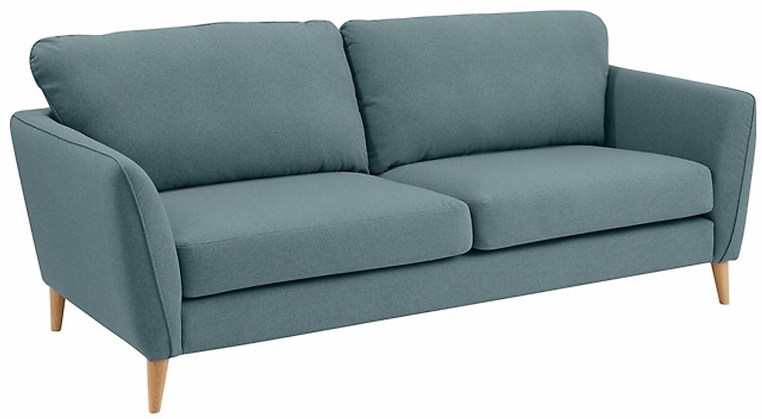 Home affaire 3-Sitzer »MARSEILLE 3er Sofa 206 cm, Cord, Flachgewebe, Strukt günstig online kaufen