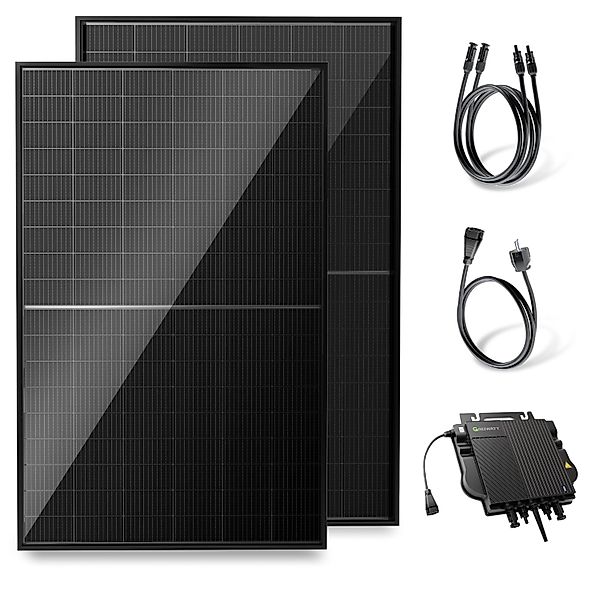 Solakon Balkonkraftwerk 1000W 800W Solaranlage Steckerfertig Komplettset Ph günstig online kaufen