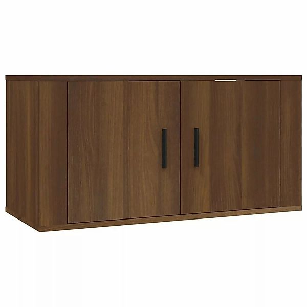 Vidaxl Tv-wandschrank Braun Eichen-optik 80x34,5x40 Cm günstig online kaufen