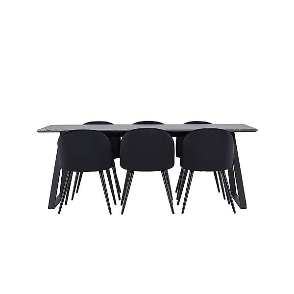 ebuy24 Essgruppe Malaga Essgruppe Esstisch 90x200cm günstig online kaufen