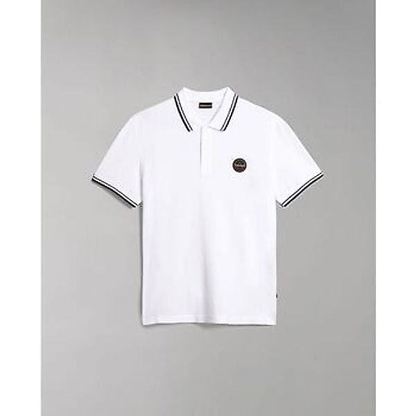 Napapijri  T-Shirts & Poloshirts E-MACAS NP0A4H5Z-002 BRIGHT WHITE günstig online kaufen