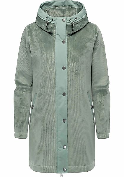 Ragwear Kurzmantel "Cousy Bonded YOUMODO" Weicher Damen Rippstrick-Mantel m günstig online kaufen