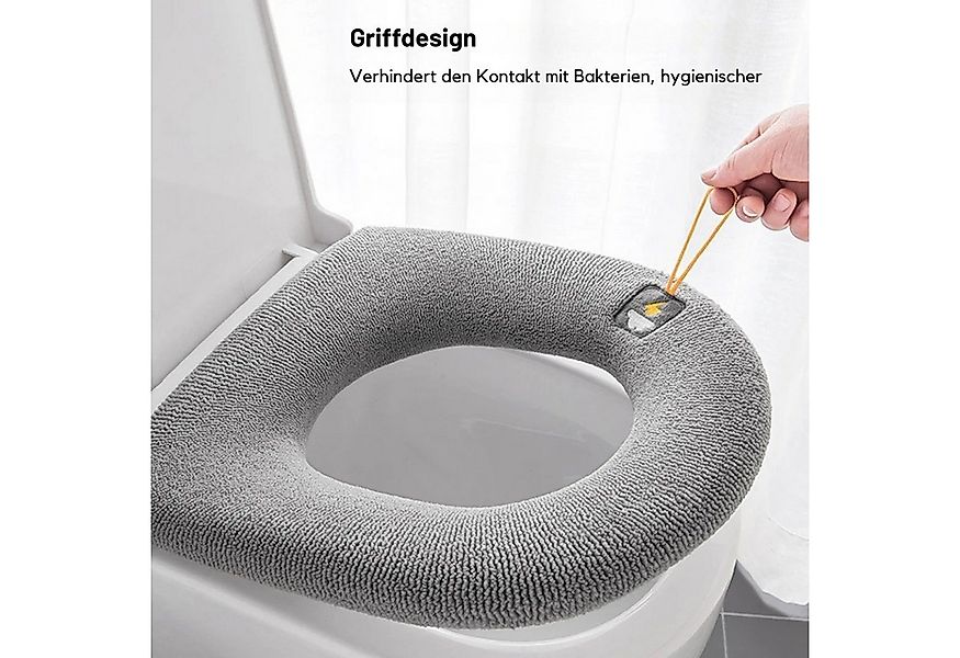Norvéa Home WC-Deckelbezug Universeller Toilettensitzbezug waschbar - Weich günstig online kaufen