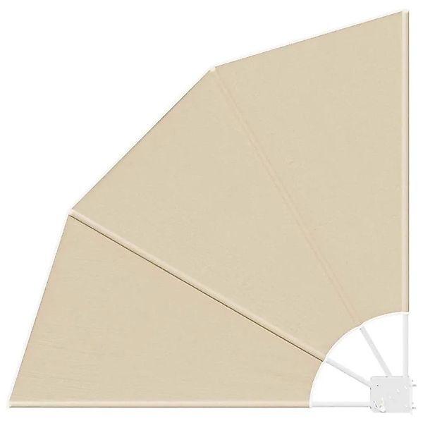 vidaXL Balkon Sichtschutz Beige 115 x 115 cm Polyester 42000907 günstig online kaufen