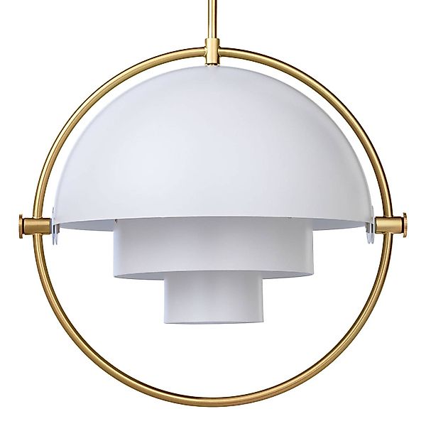 GUBI Hängeleuchte Multi-Lite, Ø 36 cm, messing/schwarz günstig online kaufen