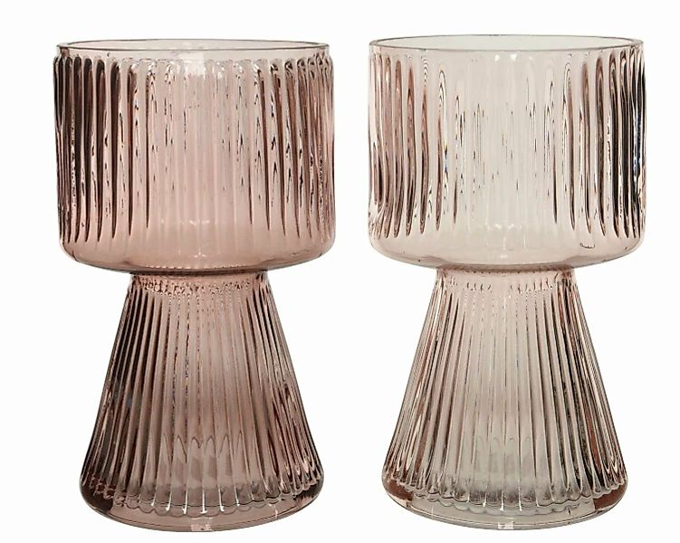 Decoris Vasen Vase Glas sortiert 12 x 20 cm günstig online kaufen