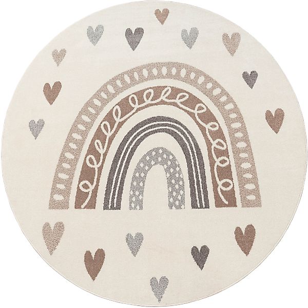 Paco Home Kinderteppich "Nino 887" rund 13 mm Höhe Kurzflor, Spielteppich, günstig online kaufen