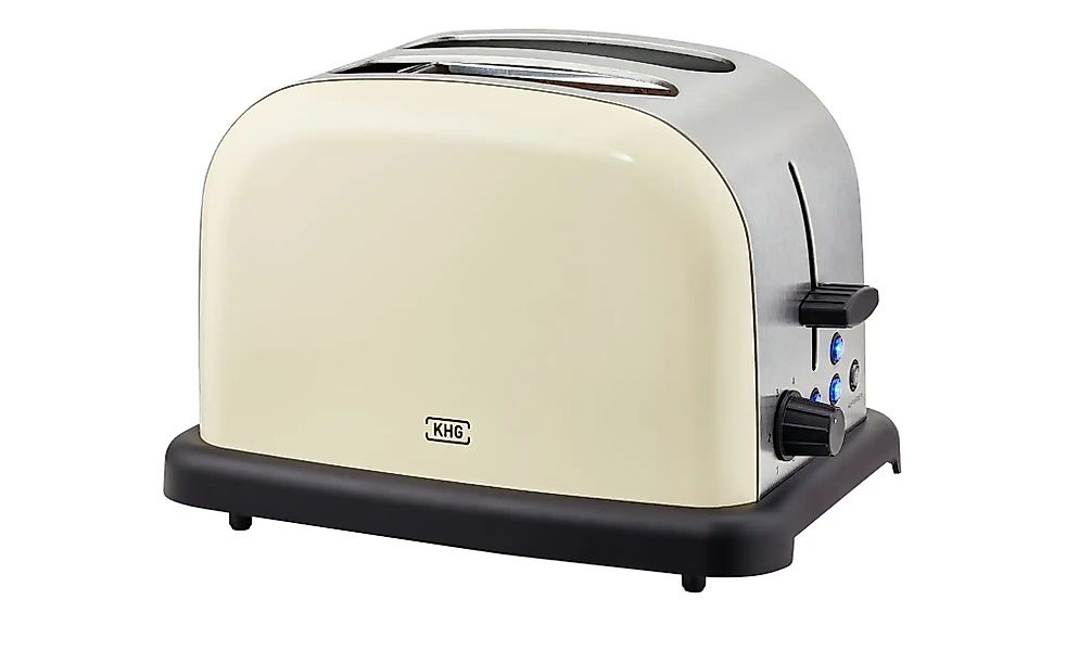 KHG Toaster  TO-1005 (CE) ¦ creme ¦ Kunststoff,Edelstahl,Metall ¦ Maße (cm) günstig online kaufen