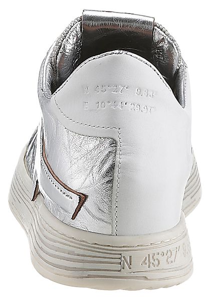 A.S.98 Sneaker, im Metallic-Look, Freizeitschuh, Halbschuh, Schnürschuh günstig online kaufen