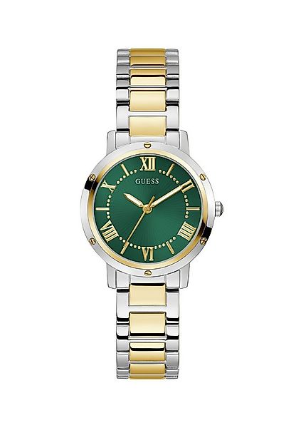 Guess Quarzuhr DAWN, (1-tlg), Quarz-Analoguhr günstig online kaufen