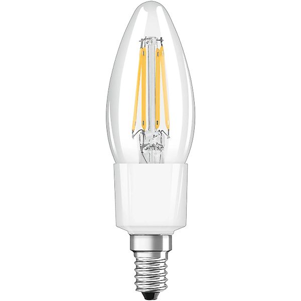 Ledvance Smart+ Leuchtmittel Wifi Filament Candle E14/4 W Transparent günstig online kaufen
