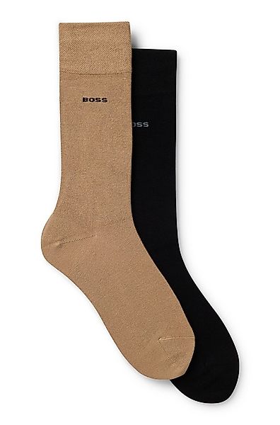 BOSS Businesssocken 2P RS Bamboo 1027 (Packung, 2-Paar) mit Strickbündchen günstig online kaufen