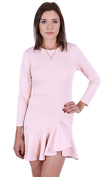 Sarcia.eu Minikleid John Zack Pink-nude Kleid mit Rüsche, John Zack S günstig online kaufen