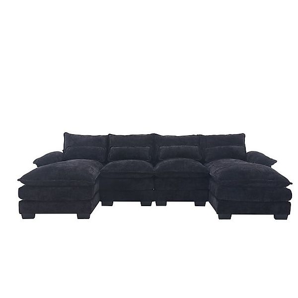 LVHOM Loungesofa 261x134x82 cm (LxBxH), frei Kombination, 4-6 Personen, ink günstig online kaufen