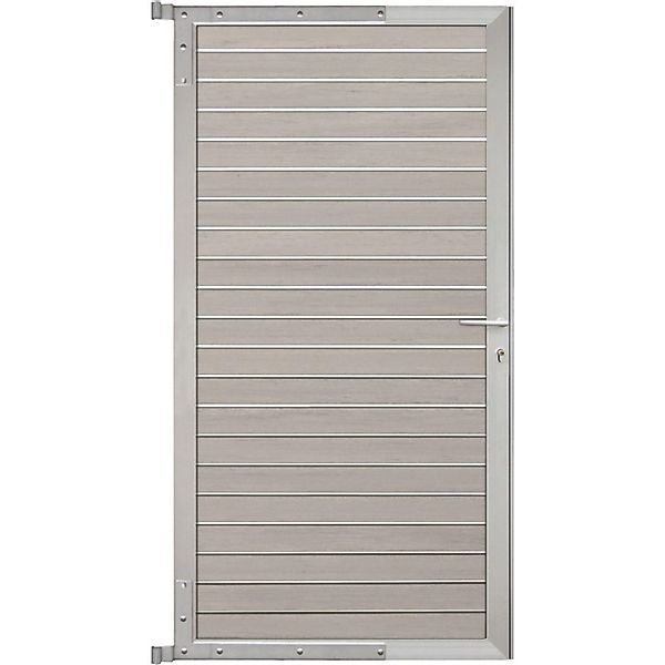 GartenLand Steckzauntor Rhombus Stockholm ca. 90 x 175 cm WPC Sand-Multicol günstig online kaufen