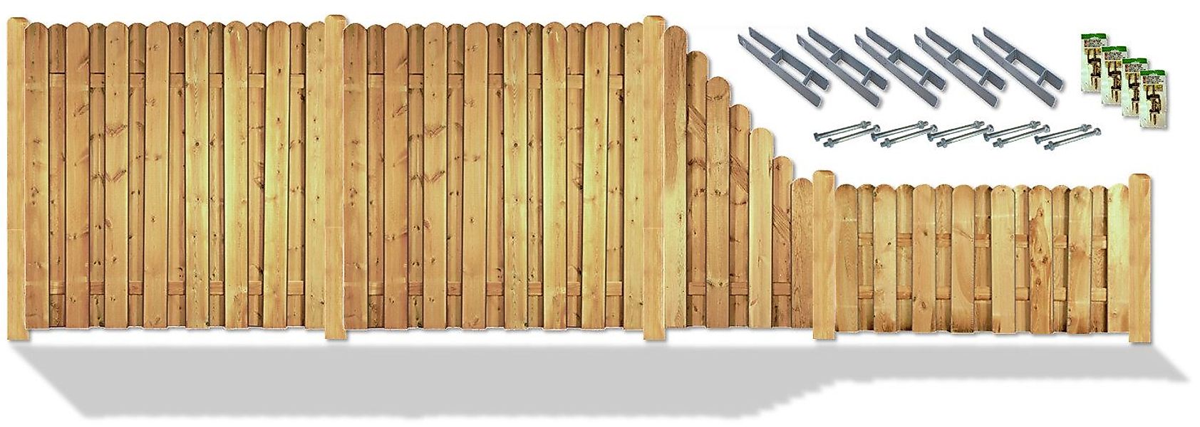 KONIFERA Sichtschutzelement DAYTONA, (Komplettset inkl. Zubehör), günstig online kaufen