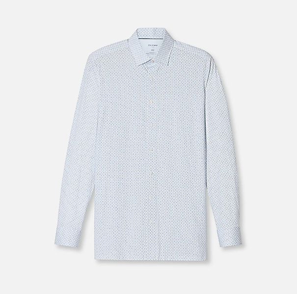 OLYMP Langarmhemd "Luxor 24/Seven modern fit", Atmungsaktiv, gemustert, mod günstig online kaufen